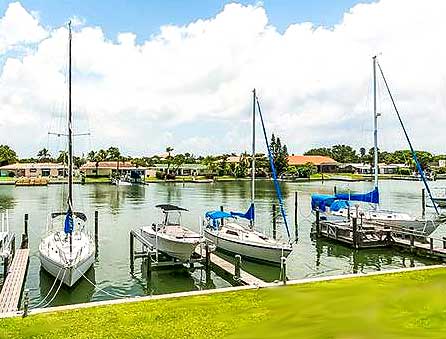condos with boat slips in florida